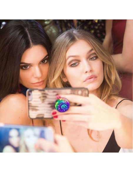 Agarre Colapsable Nsotts para Smartphones - 6 Paquete, Galaxia Azul