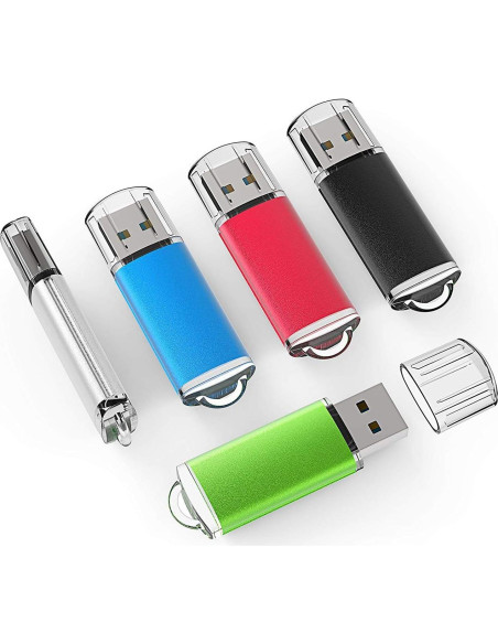 Memoria USB 2.0 Dimyog 5PCS 128MB Multicolor Pen Drive