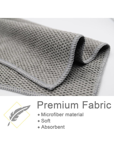 Toallas de Barista Cnyobvi 6Pack Microfibra 30x30cm