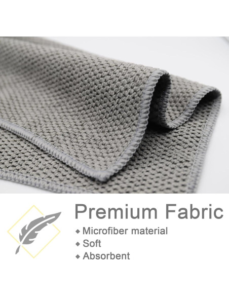 Toallas de Barista Cnyobvi 6Pack Microfibra 30x30cm