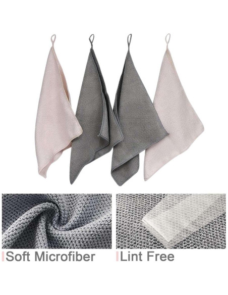 Toallas de Barista Cnyobvi 6Pack Microfibra 30x30cm