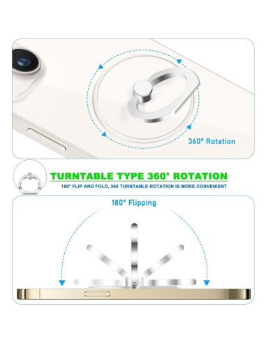 Soporte de Anillo JCHIEN para Teléfono Móvil - 4 Paquete