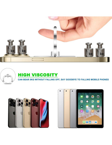 Soporte de Anillo JCHIEN para Teléfono Móvil - 4 Paquete