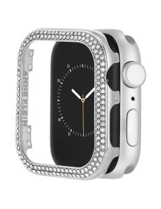 Bumper Protector Anne Klein para Apple Watch 44mm Plata con Cristales