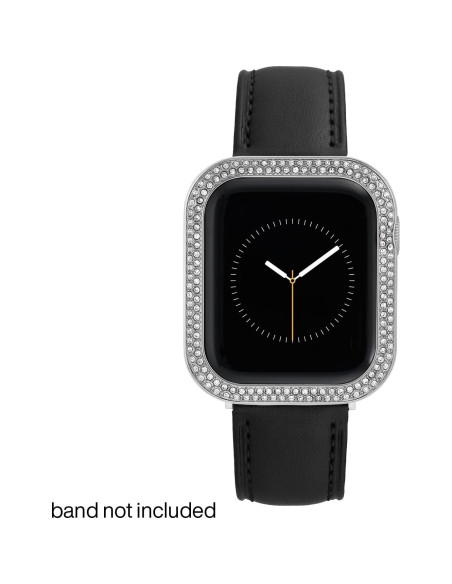Bumper Protector Anne Klein para Apple Watch 44mm Plata con Cristales