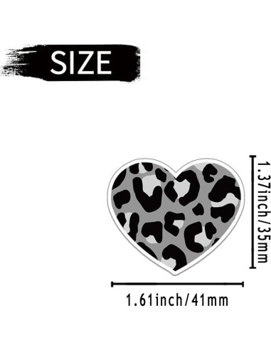 6 Clips de Ventilación Corazón PurYupearl - Ambientadores Auto