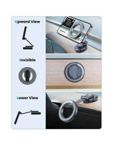 Soporte Magnético Plegable para Teléfono Auto APPS2Car iPhone