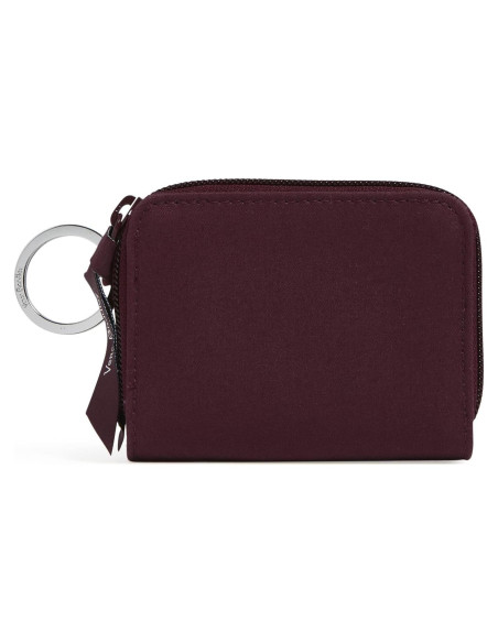 Billetera Petite Vera Bradley RFID Algodón Reciclado Vino