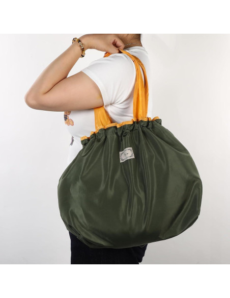 Paquete de 4 Bolsas de Compras Reutilizables MAQUITA 50.8x40.6cm