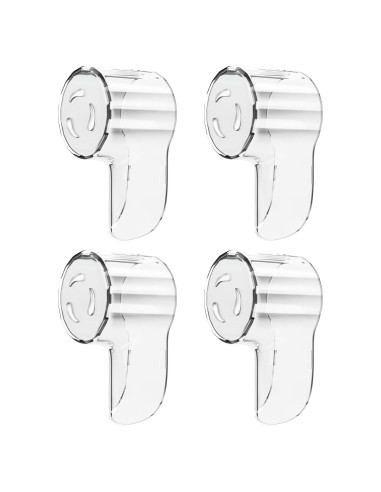 Cubiertas de Cabezal de Cepillo de Dientes iO THISONG - 4 Pcs Transparente