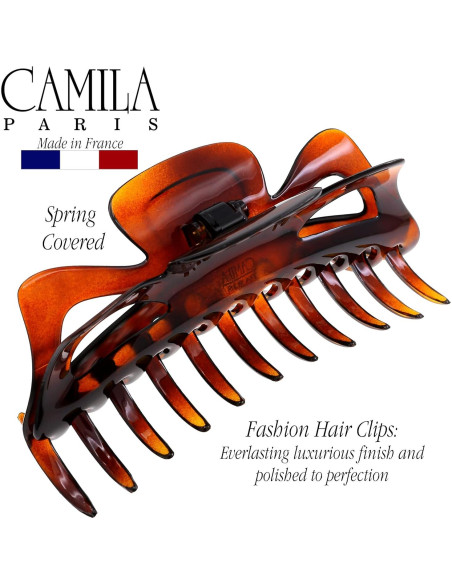Clip Grande de Garra Camila Paris CP118 para Cabello Grueso 15.24 cm