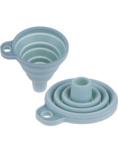 Embudo Mini Plegable de Silicona AKOAK - 3 Piezas Colores 2