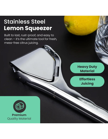 Exprimidor de Limón Blooming Sea Manual Compacto con Filtro