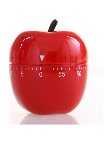 Temporizador de Cocina Creativo Rojo Manzana 45g