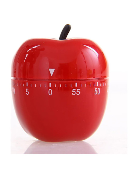 Temporizador de Cocina Creativo Rojo Manzana 45g
