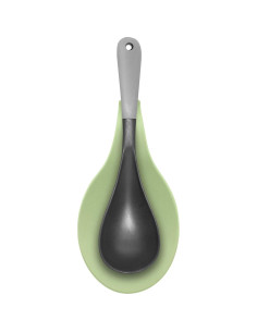 Soporte de Cuchara de Silicona Jumbo OGGI Verde Salvia 24.13x12.07cm 2