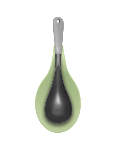 Soporte de Cuchara de Silicona Jumbo OGGI Verde Salvia 24.13x12.07cm
