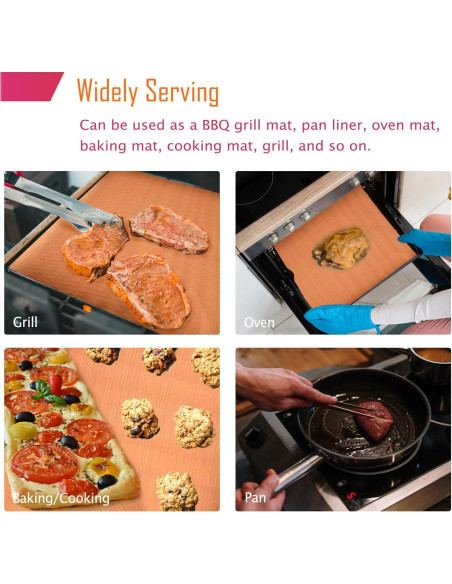 Mats de Hornear Antiadherentes Forever Young 2 Pack 58.4x41.3 cm