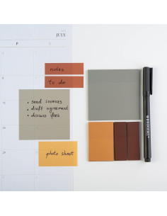 Notas Adhesivas Transparentes DiverseBee 3x3 cm con Bolígrafo 2