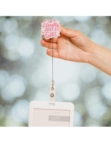 Carrete Retráctil Insignia VLAWISE Rosa 60 cm - Chica Poderosa