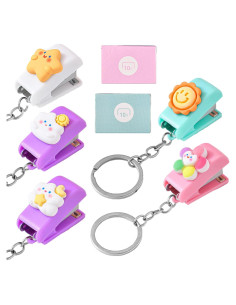 Paquete de 5 Grapadoras Mini Portátiles SINORS con 1500 Grapas