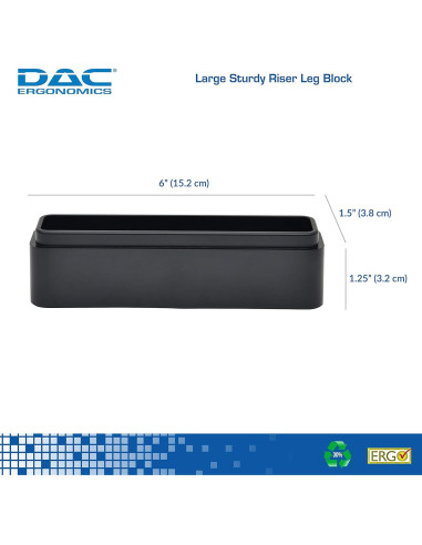 Kit de Bloques Elevadores DAC Stax para Soporte de Monitor 3 Piezas