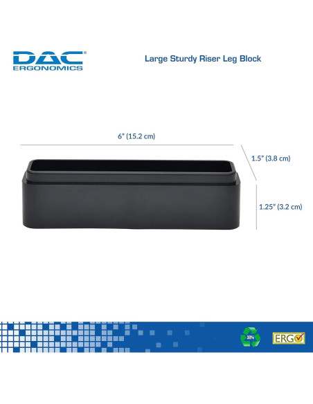 Kit de Bloques Elevadores DAC Stax para Soporte de Monitor 3 Piezas