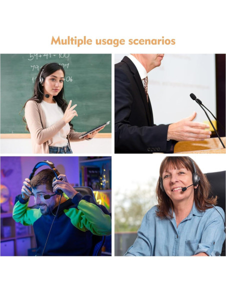 50 Cubiertas de Espuma para Micrófono Lavalier - Negro