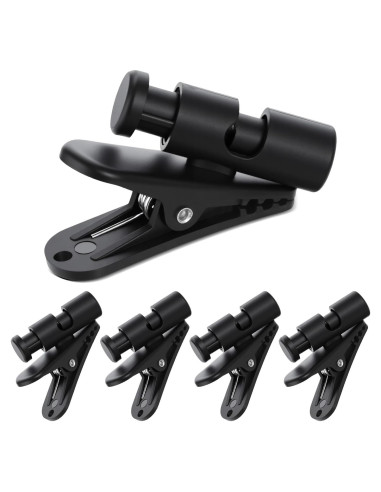 Clips de Cable para Auriculares LXUEJIE - 5 Piezas Negro