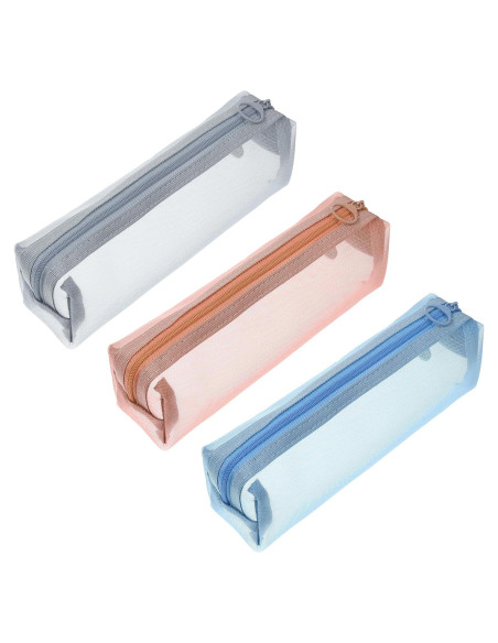 Juego de 3 bolsas de maquillaje portátiles EupHHonycs - Nylon