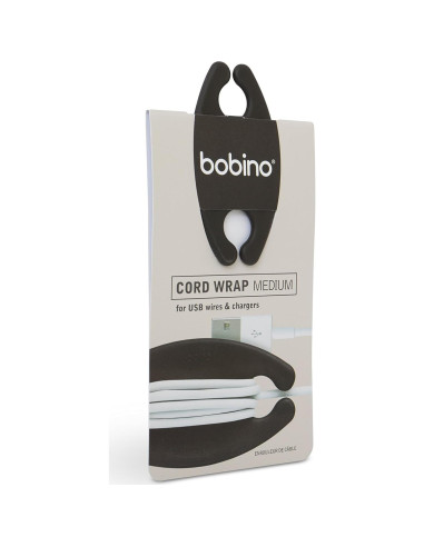 Bobino Enrollador de Cables Mediano - Organizador 4x8cm