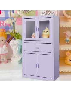 Mini Gabinete de Metal Svartur Morado 36.3x20x10 cm 2