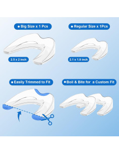 Protector Bucal Nocturno XGZcosmetics para Bruxismo - 4 Paquetes 2