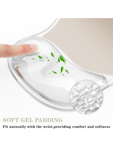 Alfombrilla de ratón ergonómica KEPUTAIER con reposamuñecas de gel