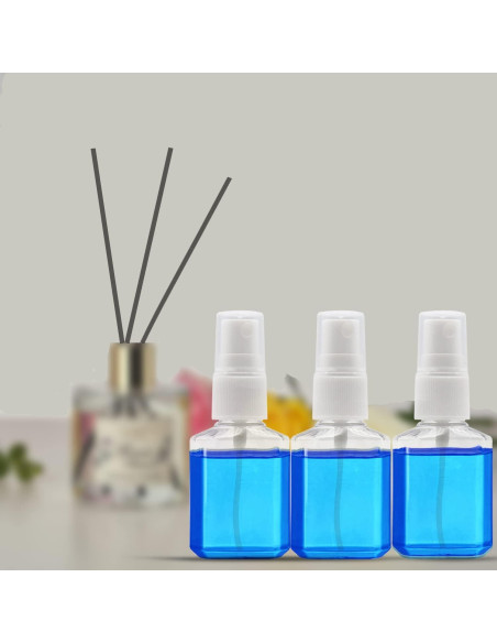 Paquete de 50 botellas de spray mini Vinsencoo 30ml claras