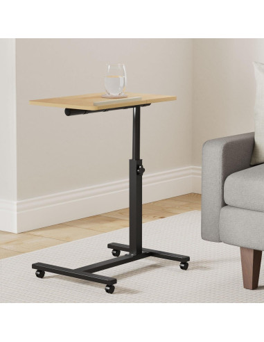 Escritorio Móvil TigerDad 0203 Ajustable para Laptop con Ruedas