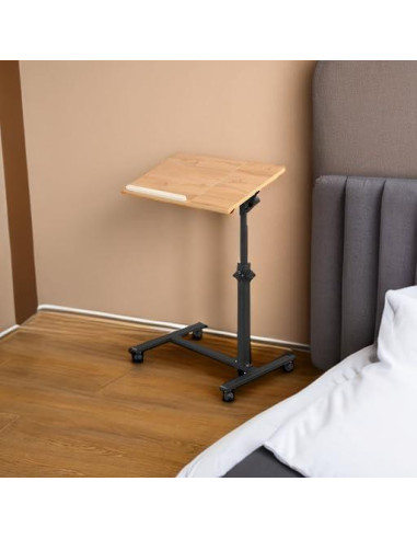 Escritorio Móvil TigerDad 0203 Ajustable para Laptop con Ruedas