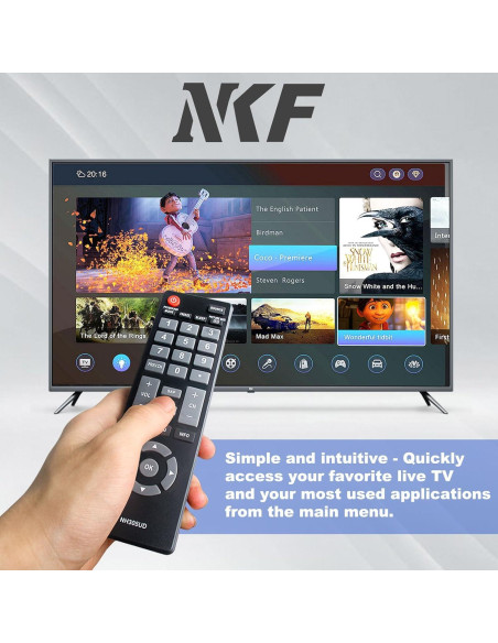 Control Remoto Universal NH305UD para TV Emerson Varios Modelos