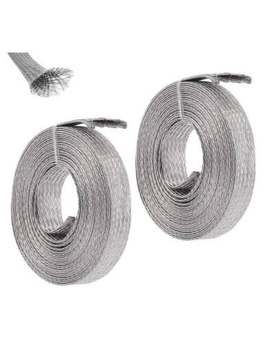 Manga Trenzada de Acero Inoxidable UNICRAFTALE 15 mm x 8 m
