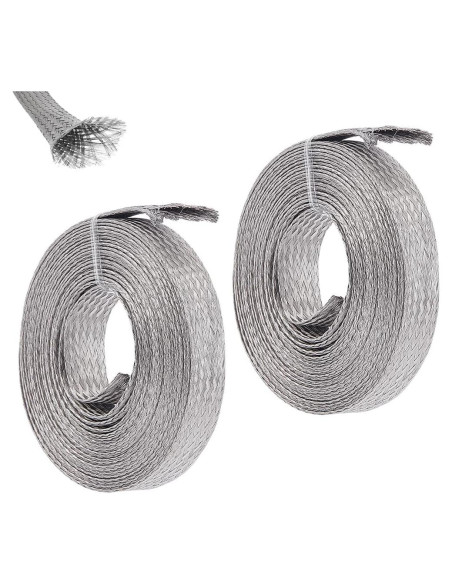 Manga Trenzada de Acero Inoxidable UNICRAFTALE 15 mm x 8 m