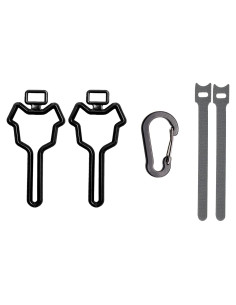 Soporte para bolsas de excremento de perro Pangwang - Paquete de 2, Negro