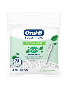 Palillos de Hilo Dental Oral-B Menta Fresca 450 Unidades