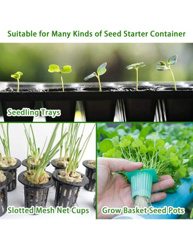 50 Tapones de Inicio de Lana de Roca YBB Redondos 2x2.54cm