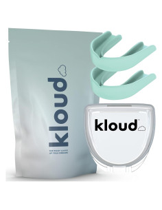 Protector Bucal Kloud - Ajuste Personalizado Menta, 2 Paquetes