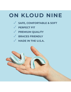 Protector Bucal Kloud - Ajuste Personalizado Menta, 2 Paquetes 2