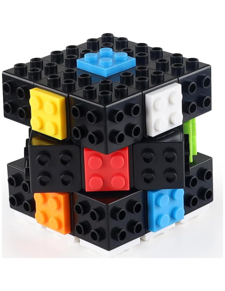 Cubo de Velocidad 3x3 Grekelyrun - Juguete de Ladrillo Negro