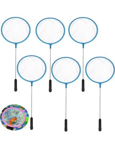 Red de Acuario Tsuchbis 6 Piezas 25.4 cm Malla Fina