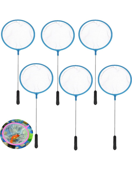 Red de Acuario Tsuchbis 6 Piezas 25.4 cm Malla Fina