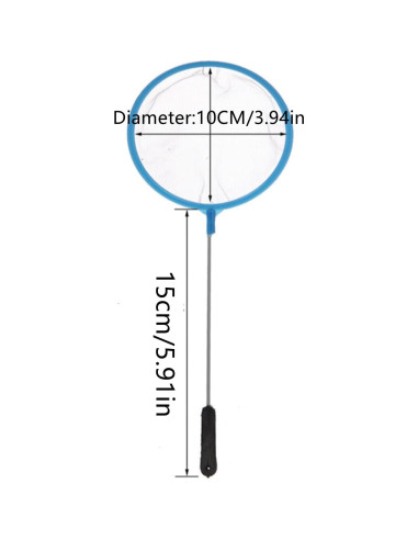 Red de Acuario Tsuchbis 6 Piezas 25.4 cm Malla Fina