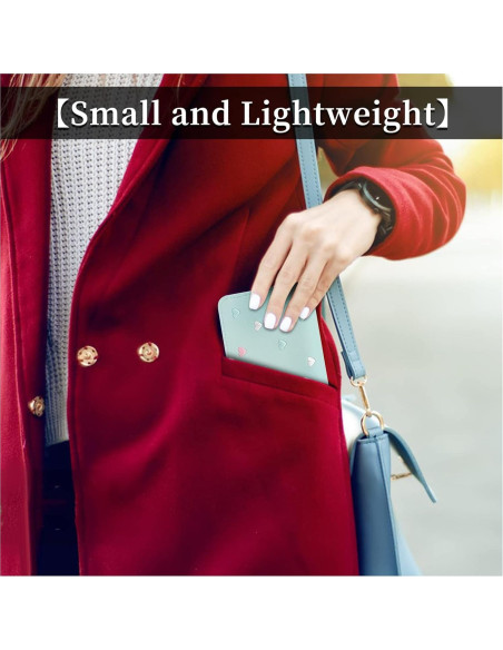 Cartera de PU para Mujeres WisePoint, Mini con Cremallera y Ranuras